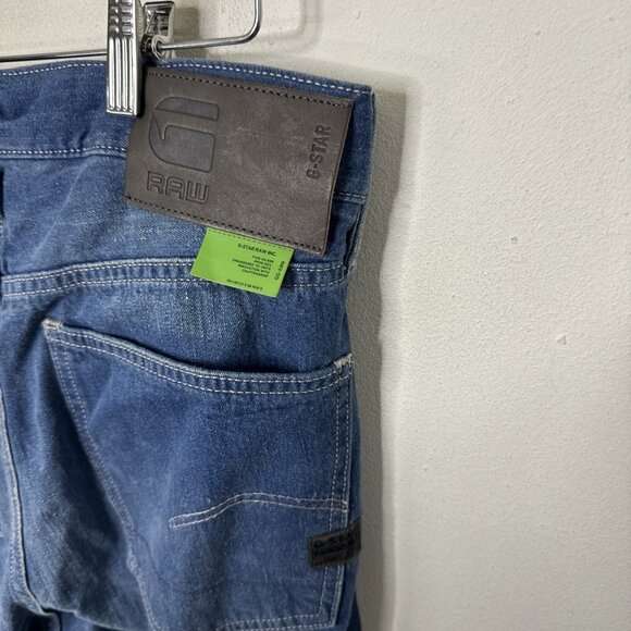 Men's G-Star Raw Type 49 Relaxed Straight Blue  Denim Jeans 29X32 Stretch - Picture 5 of 8
